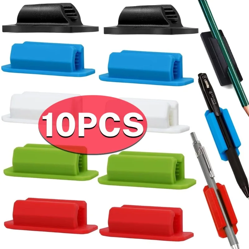 

Силиконовый держатель для ручек, клейкая крышка для ручек, зажимы для обучения, канцелярские принадлежности, школьные принадлежности, настольные аксессуары, безопасные для детей, письменные принадлежности