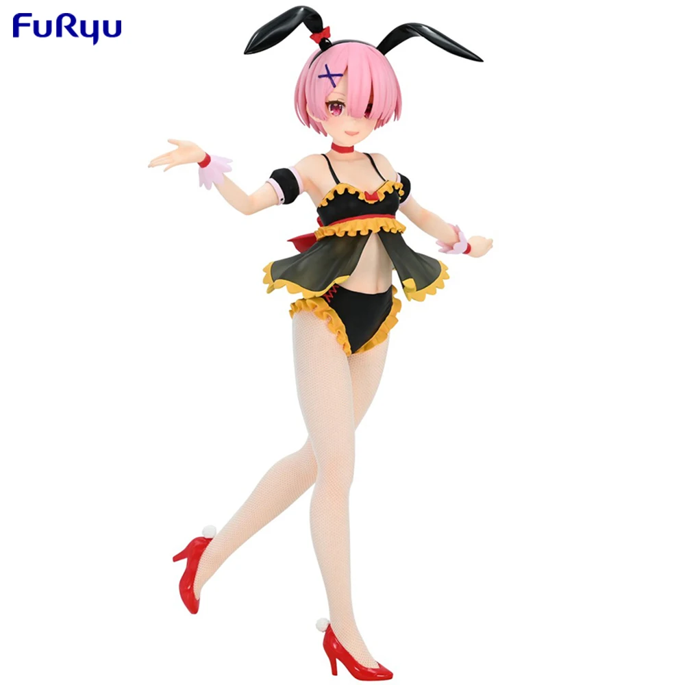 IN STOCK FuRyu BiCute Bunnies Re:Zero Starting Life in Another World Ram (Cutie Style Ver.) 27 cm Anime Action Figure Model Toys