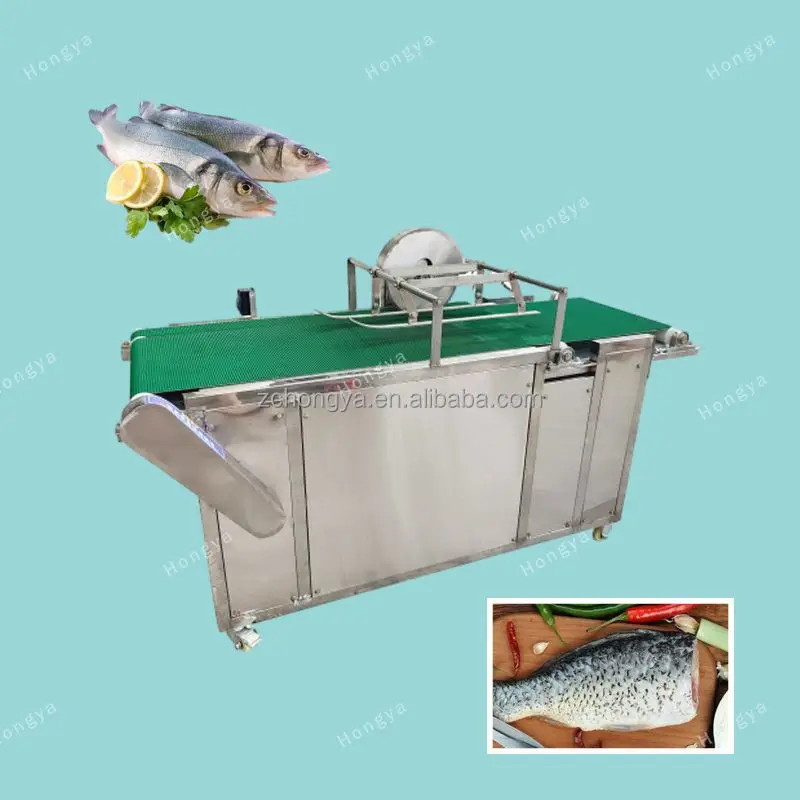 Chub Fish Head Cutting Machine Grass Carp Head Removing Machine Bone Sawing Machine