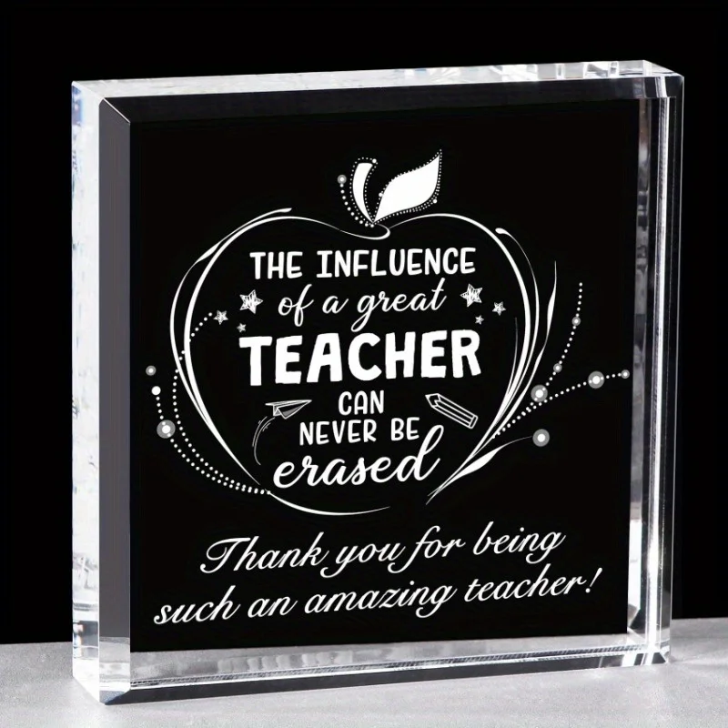 Teacher Appreciation Gift, Unique Desk Decor, Office & Home Decoration, Perfect for Teacher's Day, Birthday, Anniversary Gifts