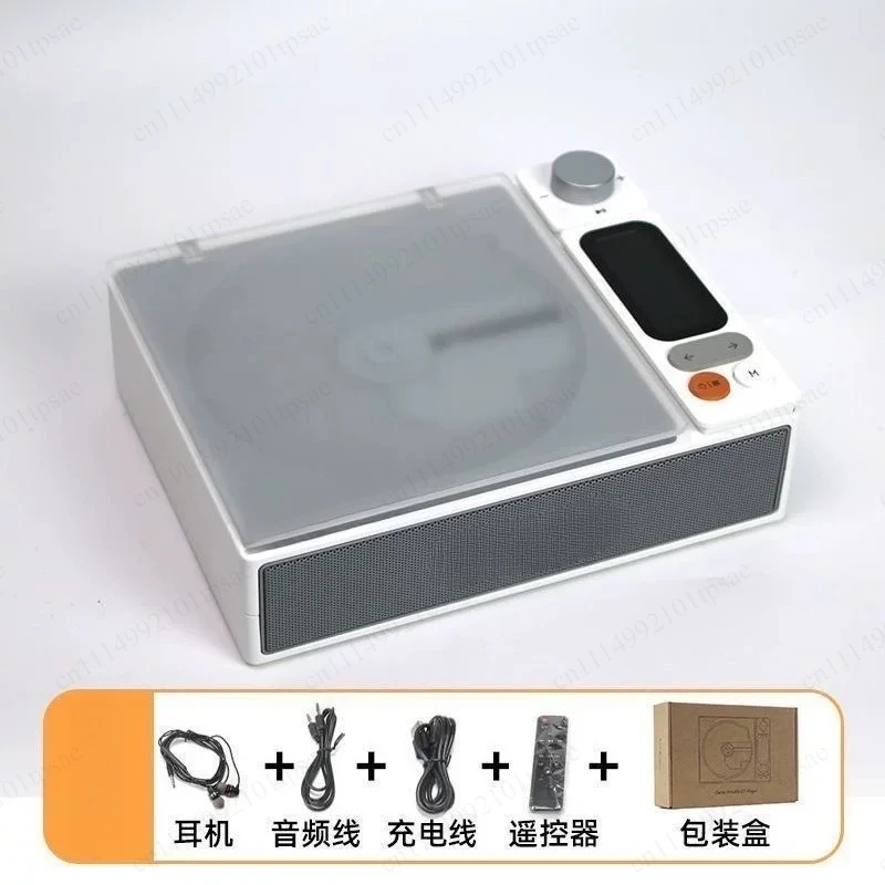 Retro portable CD player with Bluetooth - rechargeable, all-in-one, a gift for music enthusiasts