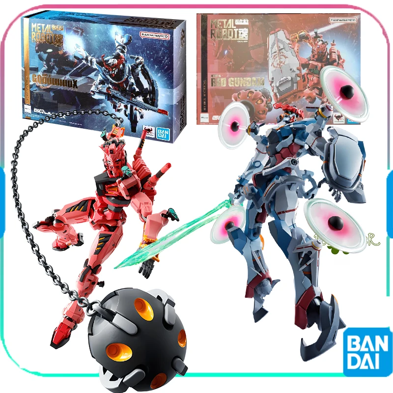Bandai Originele METALEN ROBOT GQuuuuuuX ROOD GUNDAM Action Figure Speelgoed Voor Jongens/Meisjes/Kinderen/Kerstcadeau Collectible Model