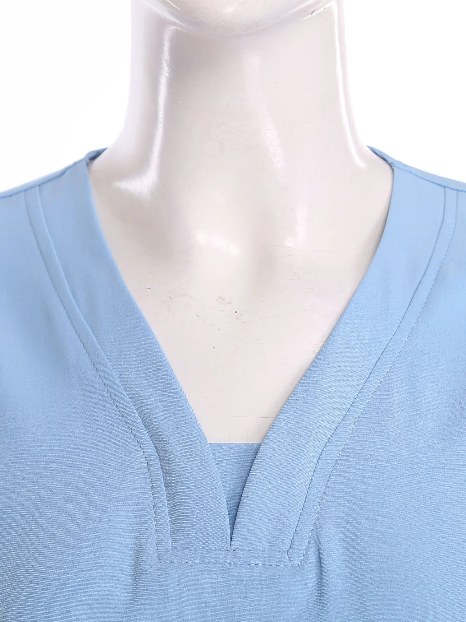 Tenue de gommage médical pour femmes, pull à manches longues avec poches et pantalons longs, ensembles de 2 pièces pour uniforme de chirurgien dentaire et d'allaitement