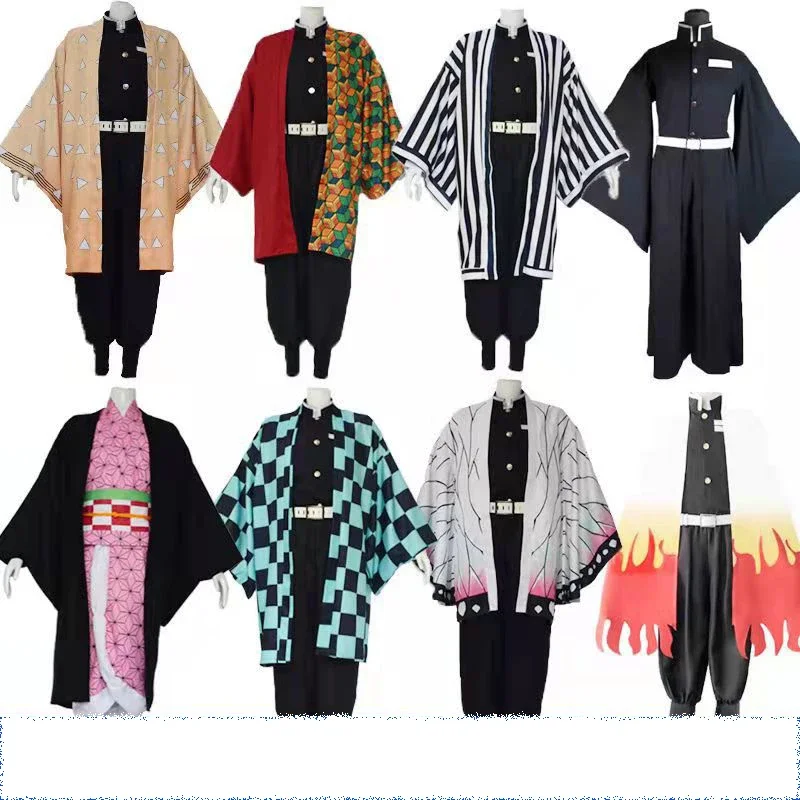 

Nezuko Halloween Costume Kids Anime Kimetsu No Yaiba Kamado Nezuko Full Adult Woman Japan Kimono Cosplay Costume