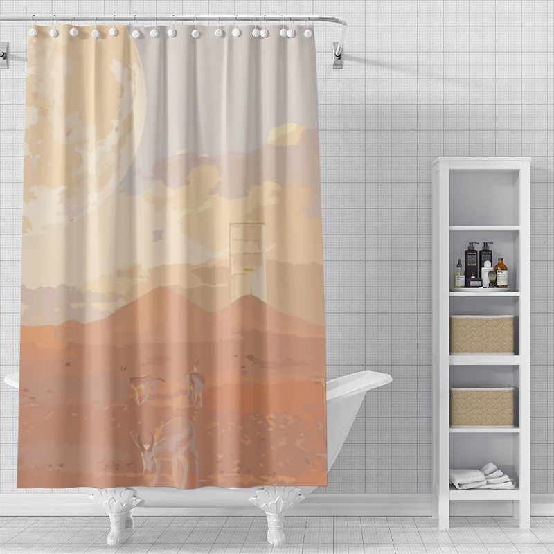 Home shower curtains for bathroom waterproof fabric bathroom Curtains Anime animal style modern shower curtain 180x200 90x180