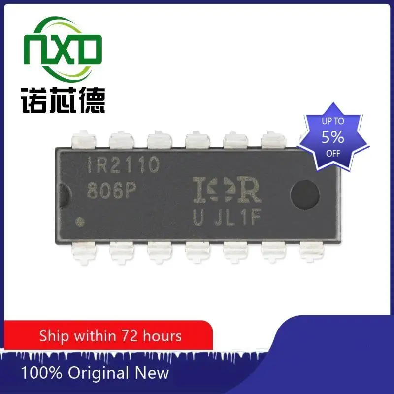 

10PCS/LOT IR2110PBF DIP-14 new and original integrated circuit IC chip component electronics professional BOM matching