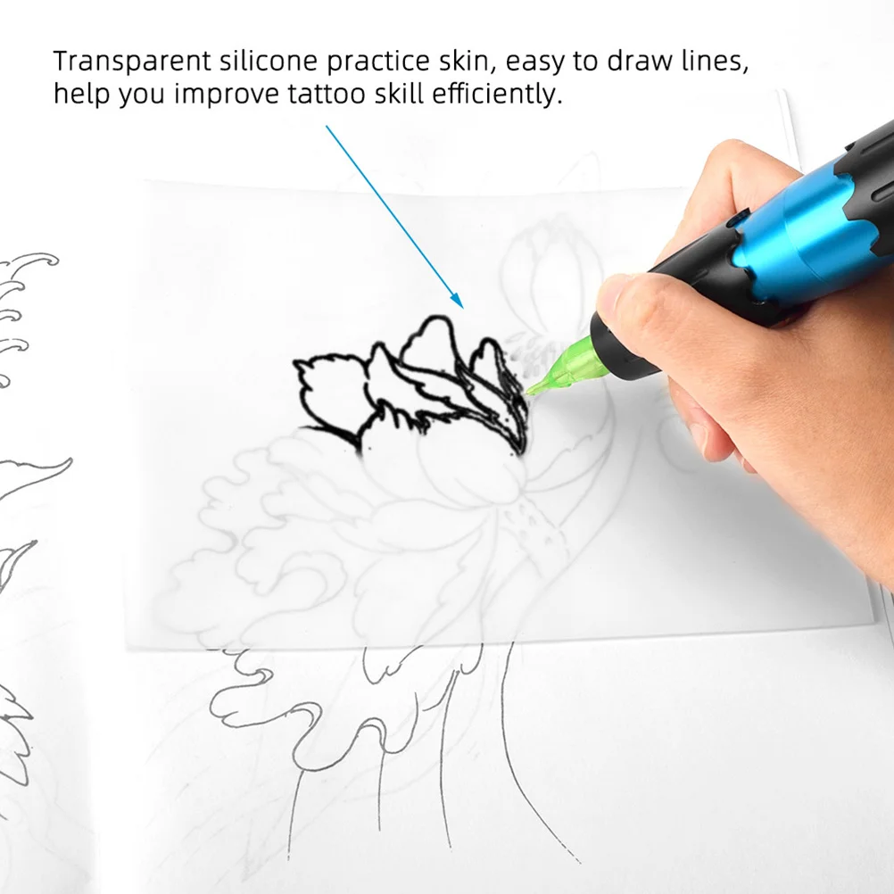 

5Pcs Silicone Tattoo Practice Skin with Realistic Feel and High for Safe Training Beginners Artists Supplies