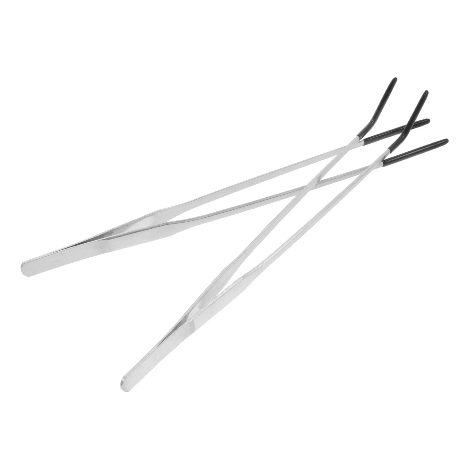 

2Pcs Stainless Steel Pet Feeding Tweezers Straight Curved Reptile Feeding Tongs Aquarium Terrarium Gecko Lizard Supplies