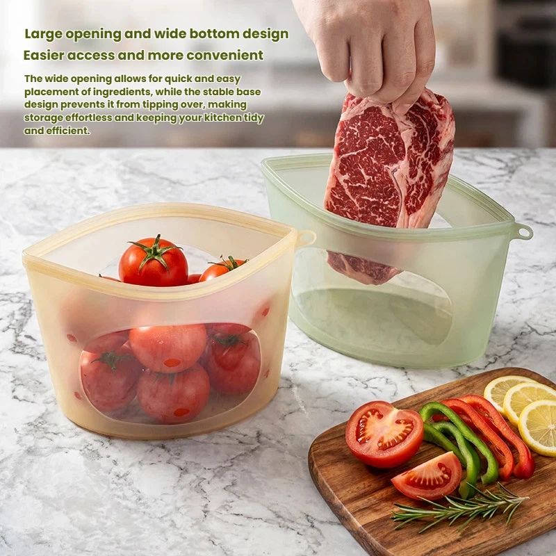Herbruikbare siliconen zakjes  - Meal Prep Fit recensie en prijs