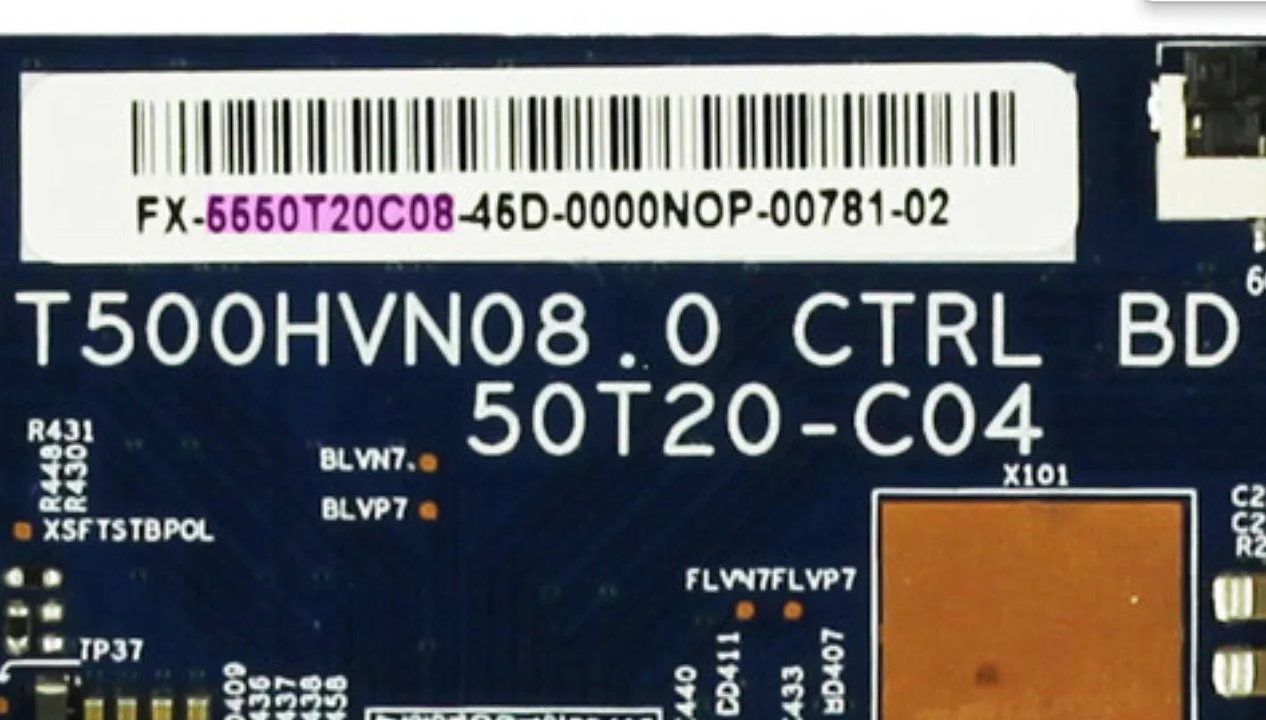 50T20-C04 T500HVN08.0 CTRL BD T-con Board for Sony 50 inch TV Logic Board KDL-50W700B KDL-50W800B KDL-50W805B KDL-50W817B