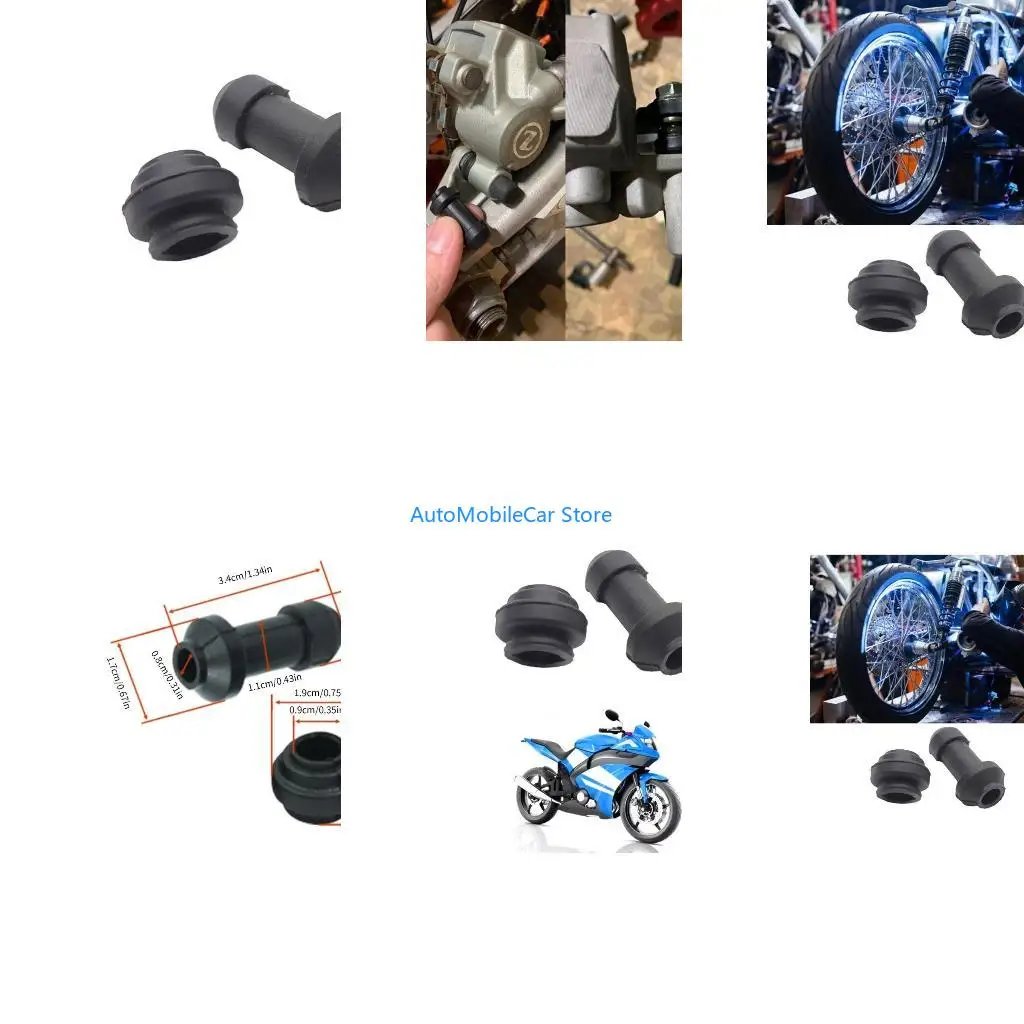 G8TE Motorcycle Scooter Bike Disc Brake Upper Pump Bracket Caliper Dust Cover Sleeve