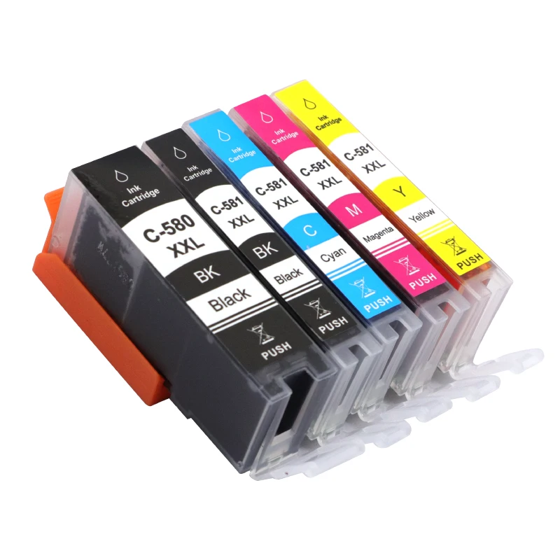 PGI580 CLI581 580 581 Ink Cartridges Compatible For Canon Pixma TR7550/TR8550/TS6150/TS6151/TS6250/TS9550/TS9551/TS705/TS6350