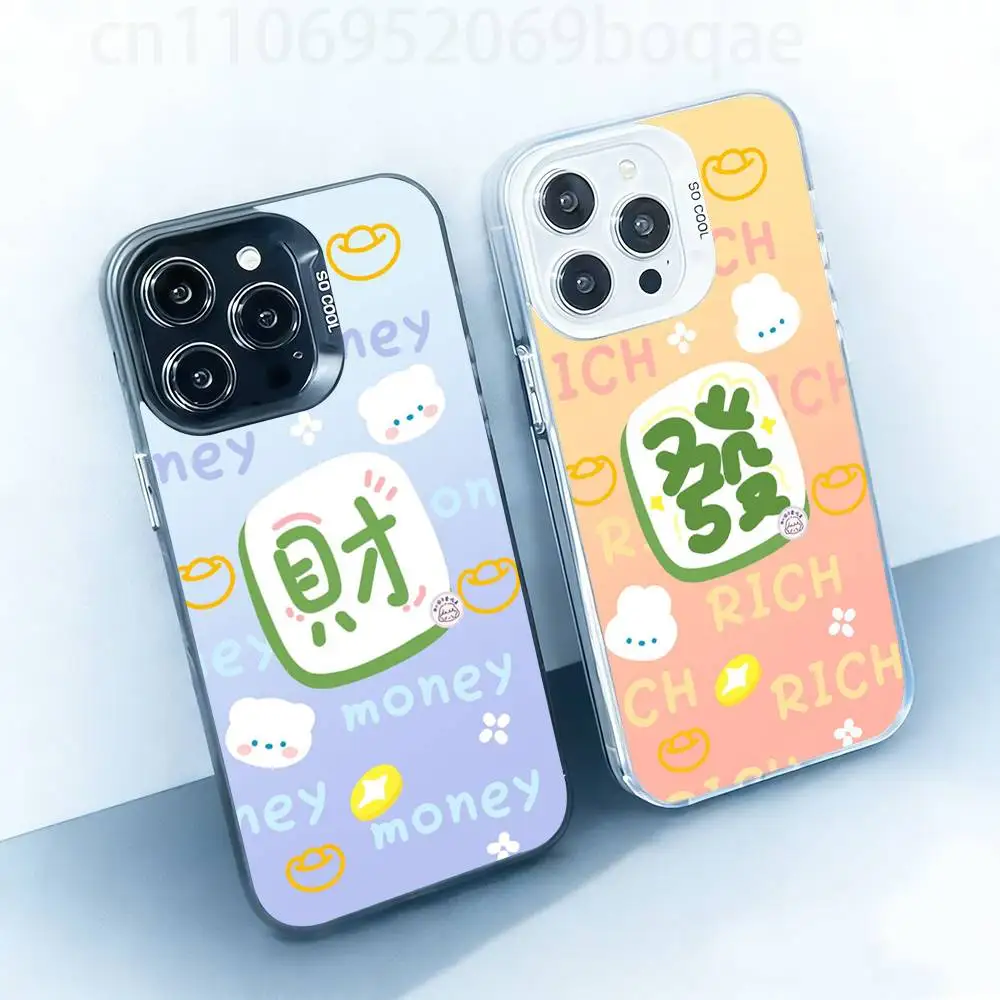 

Wealth rolls in White Shockproof Phone Case For iPhone 17,16,15,14,13,12,11,Pro,XS,Max,Plus,Mini,SE