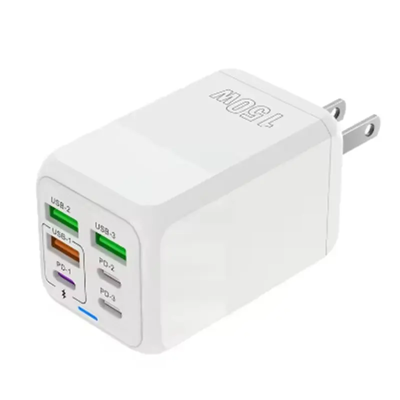 

Круглосуточная доставка. 150-ваттный 6-портовый USB-C адаптер с быстрой зарядкой PD QC 4.0 для iPad, Xiaomi, Huawei.