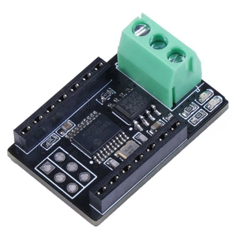 For CAN Bus Breakout Board for XIAO and QT , MCP2515 Controller, SN65HVD230 Transceiver Chip-A32R