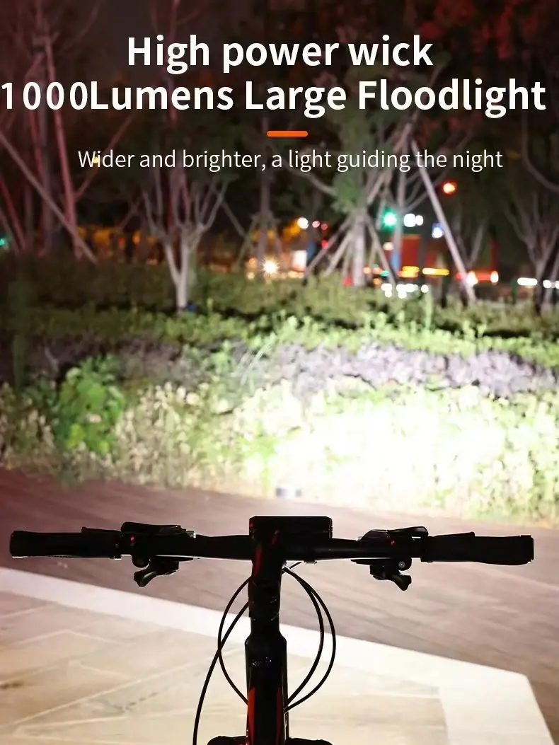 AliExpress ESLNF 1000LM Bicycle Headlight USB Rechargeable Waterproof Aluminum Alloy 3 LED 2000mAh MTB Road Cycling Night Riding Front Lamp