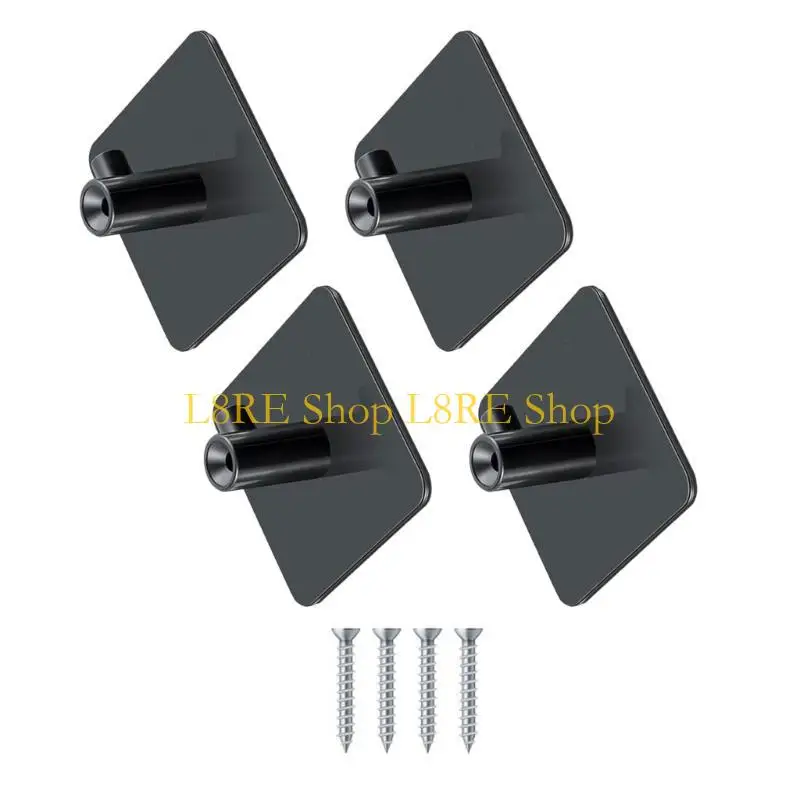 L8RE упаковка из 4 кухонных крючков для насадки для насадки организаторов насадки организаторов смесителя держатель весла