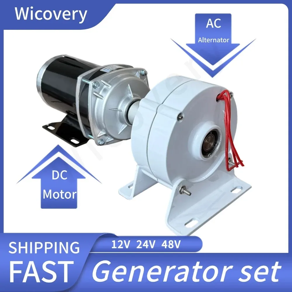 

12V 24V 48V Low Noise Low Speed AC Alternator Dynamo Homeuse Gearless Permanent Magnet 3KW 5KW 8KW Free Energy Generators
