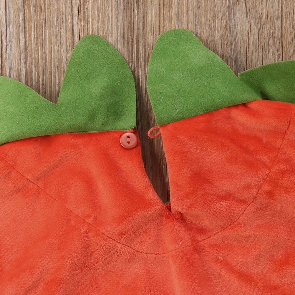 

Pumpkin Baby Boy Costume Kids Pumpkin Halloween Outfit Infant Role Playing Rompers Warm Clothes Kids Accessories