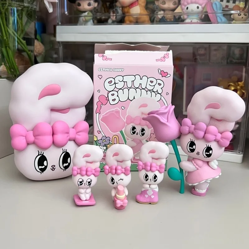 

Funism New Original Esther Bunny Girlish Heart Series Blind Box Kawaii Trendy Play Figure Surprise Box Collectible Model Gift