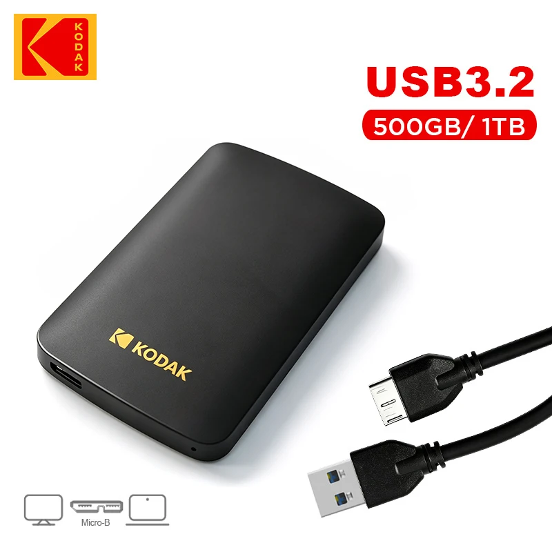 kodak-ポータブルhdd-500gb-1tb-外付けハードドライブ-5gbps-高速ポータブルゲームハードドライブ-ps4-ps3-ps2-ps1-switch対応