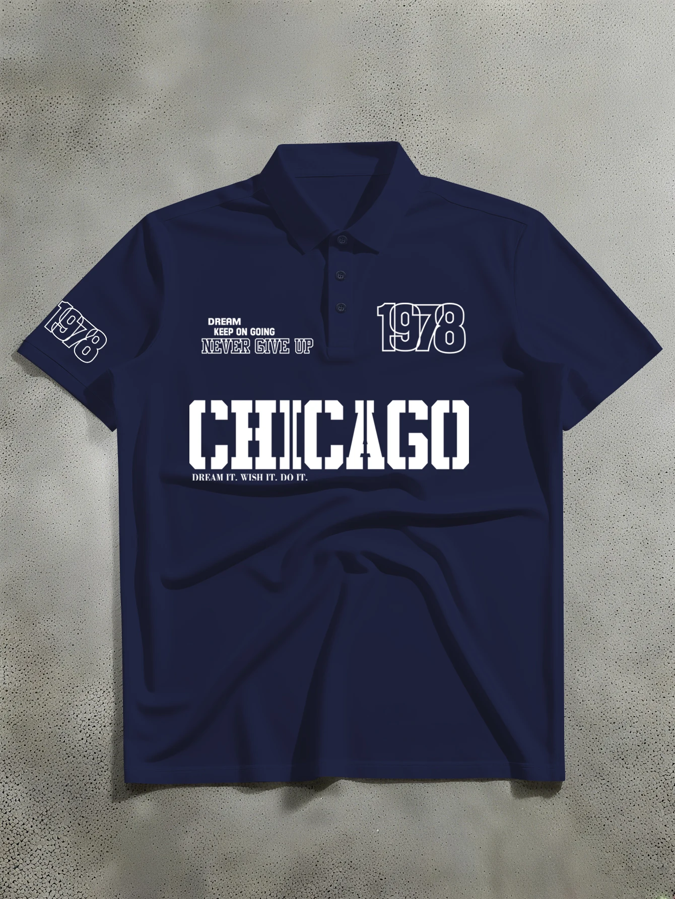 Herenmode poloshirt met print, - Street Fashion Chicago recensie en prijs