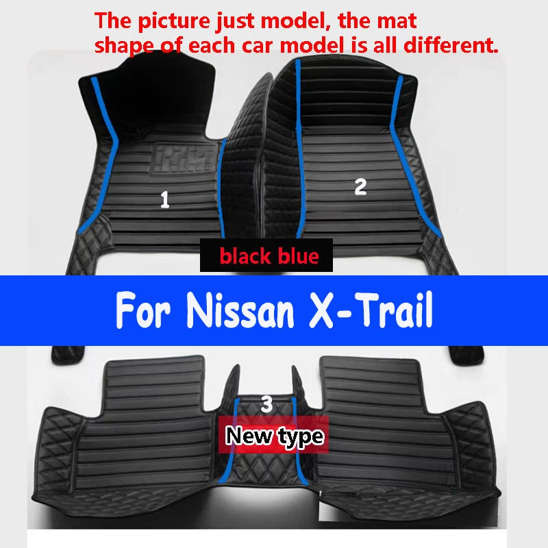 Tapis de sol de voiture pour Nissan x-trail T30 2001 ~ 2007, tapis Anti-salissure en cuir, accessoires Para Auto, accessoires de sol de voiture
