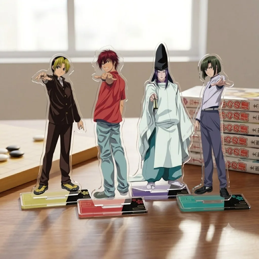 Anime Hikaru no Go Acrylic Stand Figure Desktop Decoration Collectible Ornament Cartoon Character Model Gift for Fans Keychain