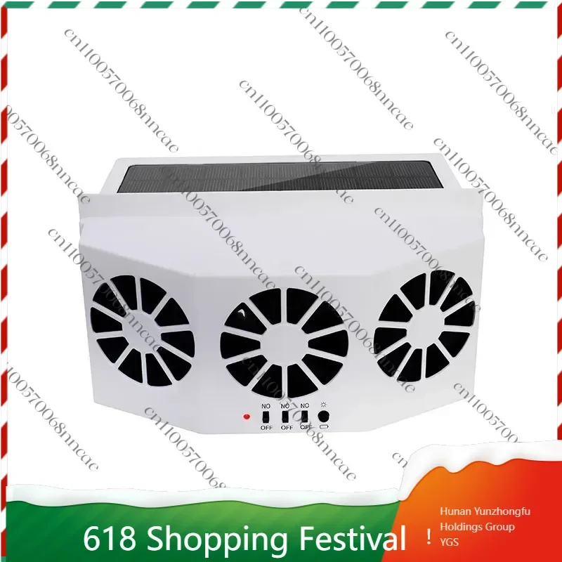 

NewSummer Solar Car Fan Cooling Ventilation Ventilation Deodorizing Exhaust Fan