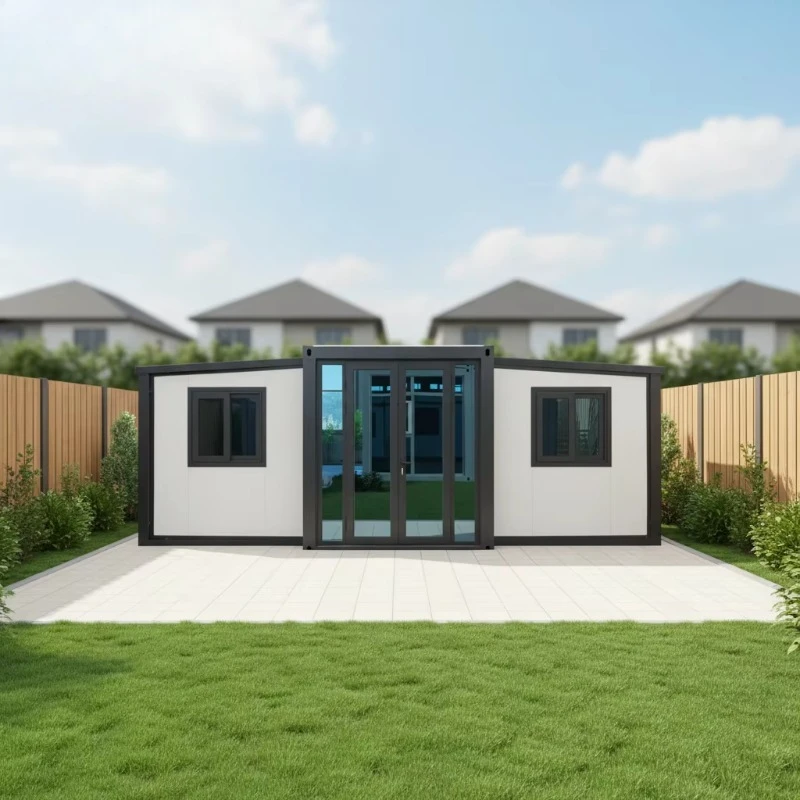 Container Mobile House 20ft Prefab Foldable Expandable Portable Modern Breathable Insulated Steel for Gym Apartment Customized