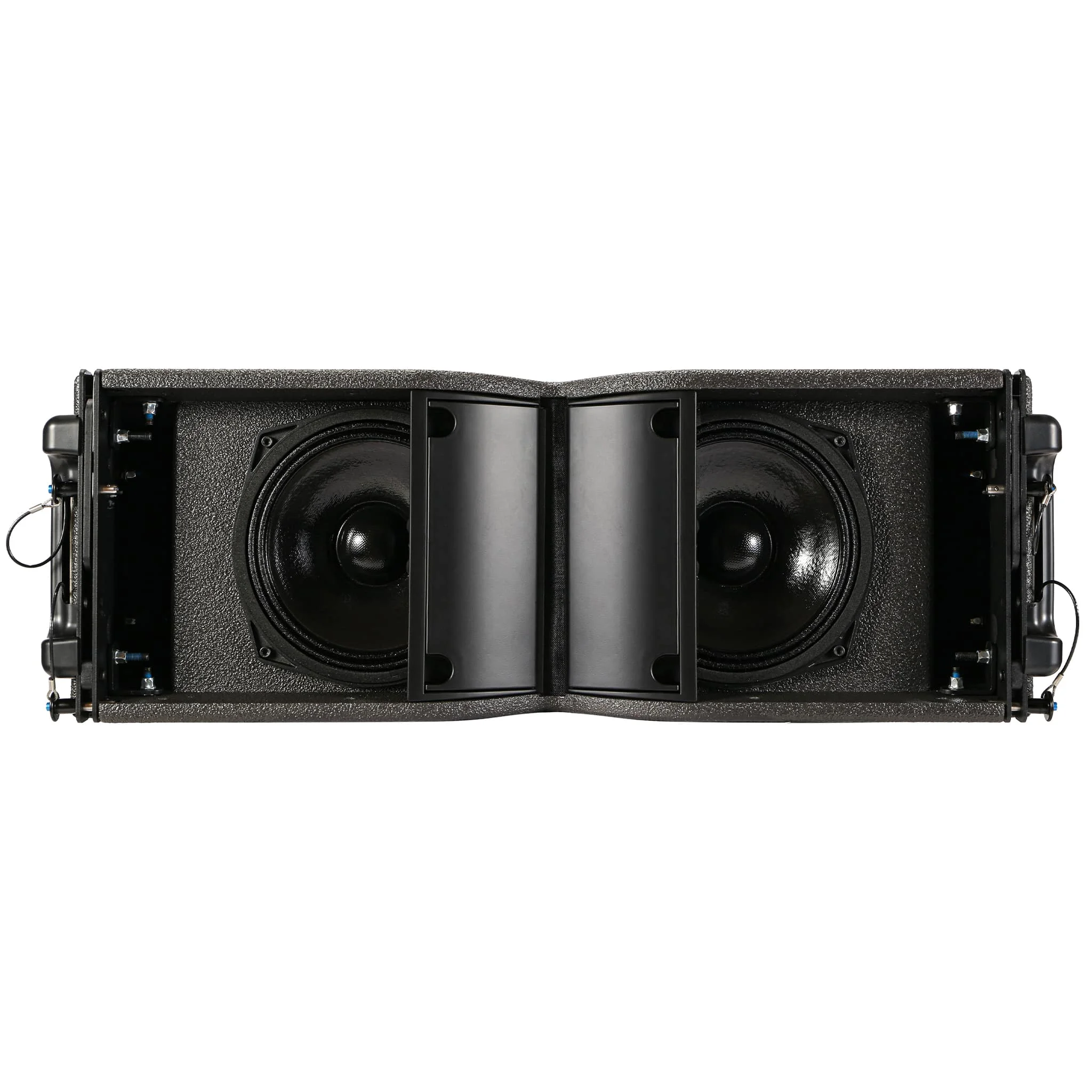 2 way dual 8 inch passive line array sound system professional speaker for event with brown color