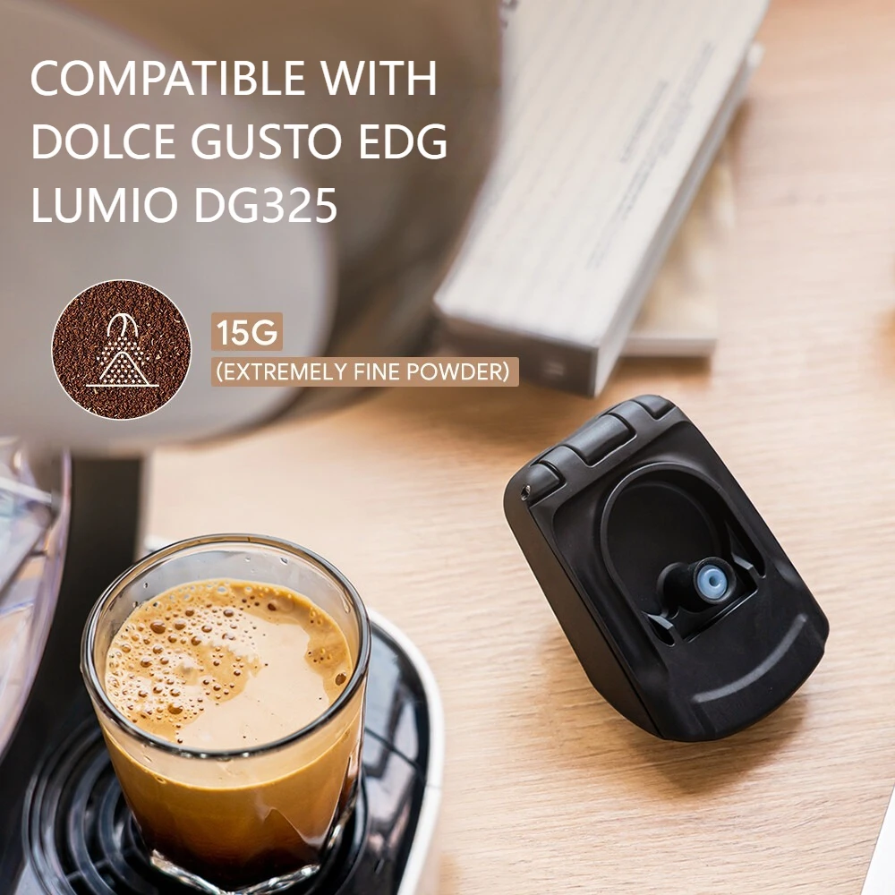 Dolce Gusto Coffee Capsule Replacement Original Holder Adapter Compatible with Edg Lumio DG325 Coffee Machine