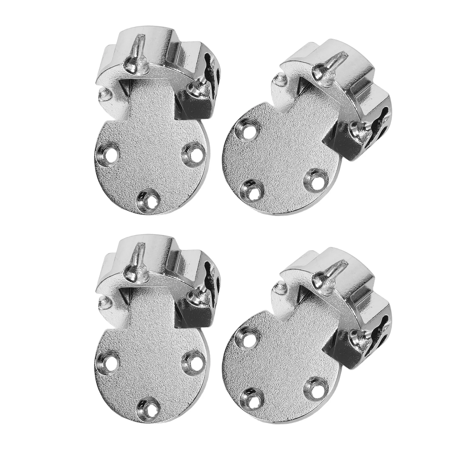 

4Pcs Folding Table Hinges Heavy Duty Zinc Alloy Flip Hinges Round Edge for Wall Mount Foldable Table Cabinet Door Furniture