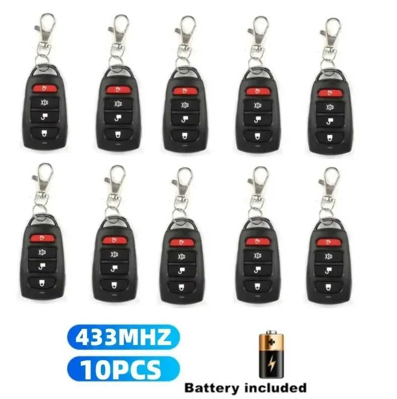 433MHZ Clone Fixed Learning Rolling Code Universal 4 Buttons Garage Door Opener Remote Control Duplicator Garage