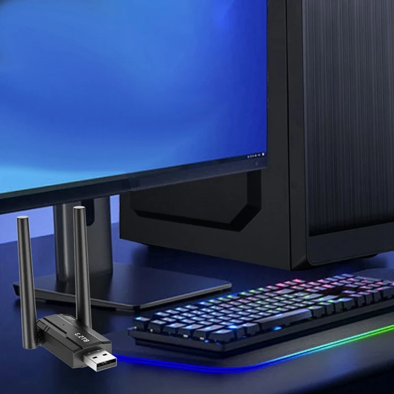 ونڈوز 11/10 ماؤس کی بورڈ آڈیو ریسیور کے لیے 150M بلوٹوتھ 5.3 اڈاپٹر مفت ڈرائیور USB بلوٹوتھ ڈونگل اڈاپٹاڈور