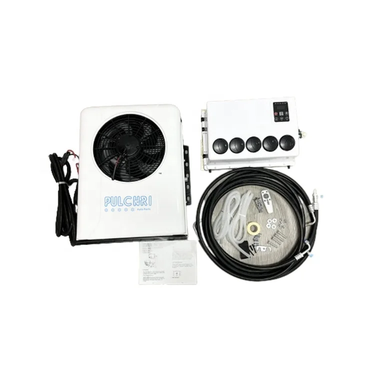 Eco-Friendly Mini Air Conditioner for Cars 12v Air Conditioner 24v Electric Car Air Conditioner 12 Volt Semi Truck Ac Unit