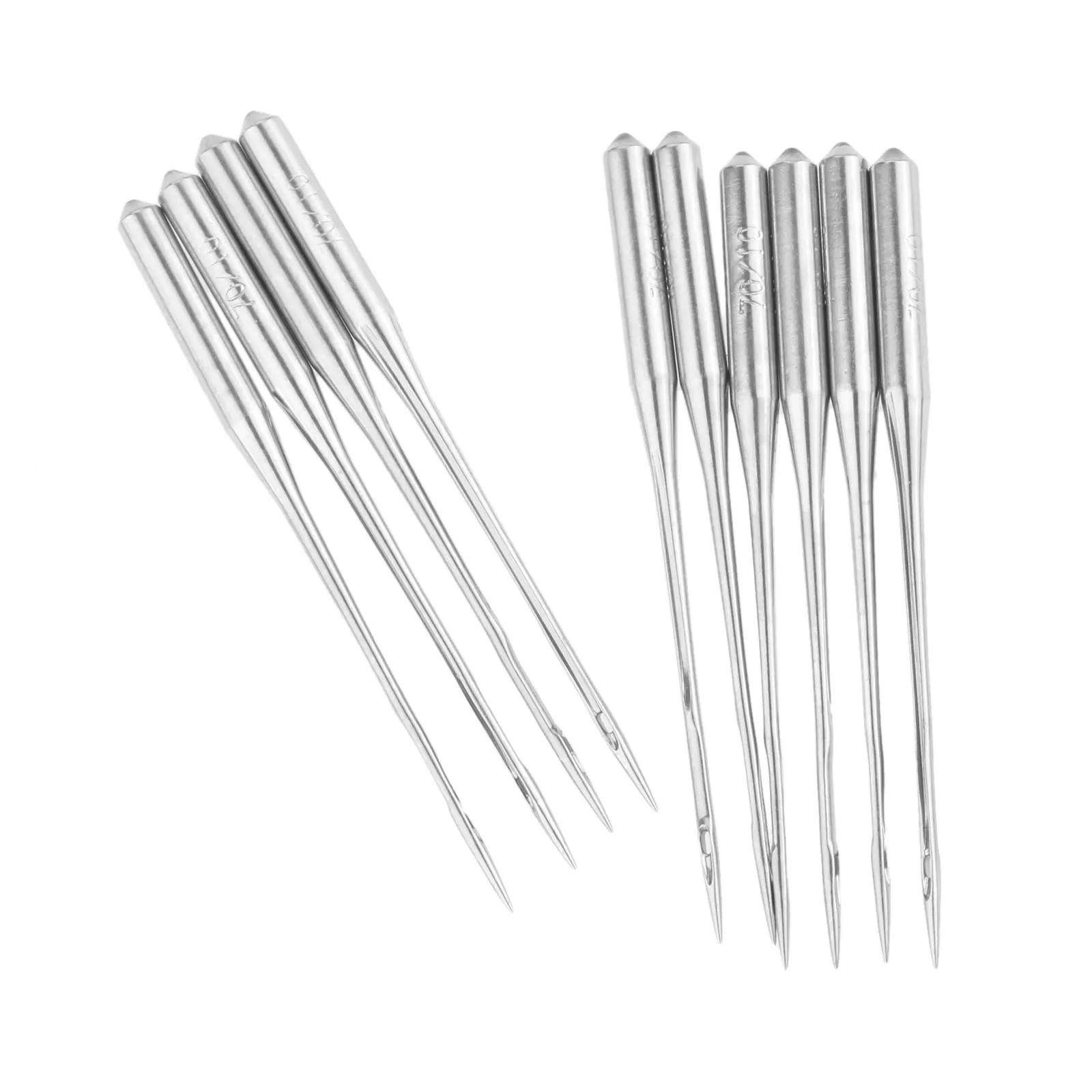 10pcs Industrial Sewing Needles 9/65, 10/70, 11/75, 12/80, 14/90, 16/100, 18/110, 21/130 for Industrial Overlock Sewing Machines