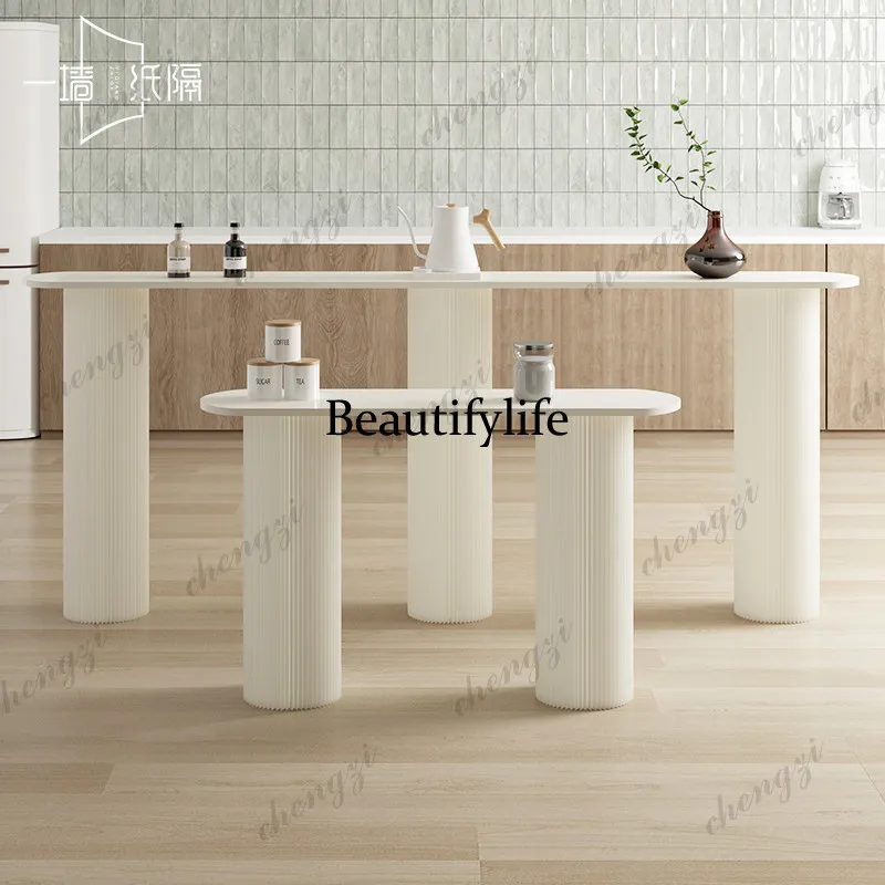 Paper folding bar table Display stand Conference long table Display cabinet Portable table