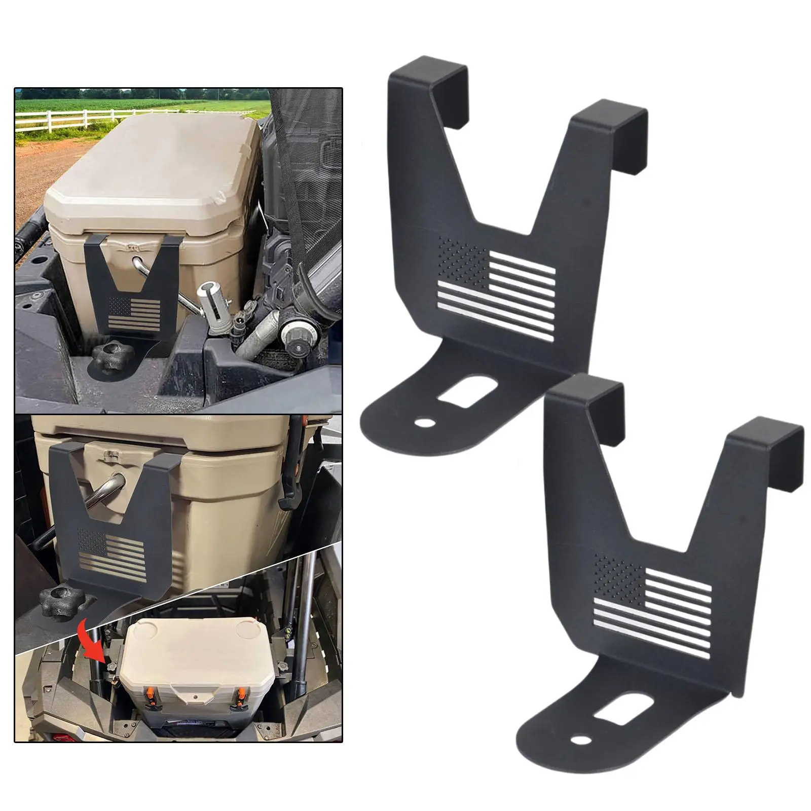 2 Radiator Mounting Brackets Suitable 1000 XP / Radiator Mounts