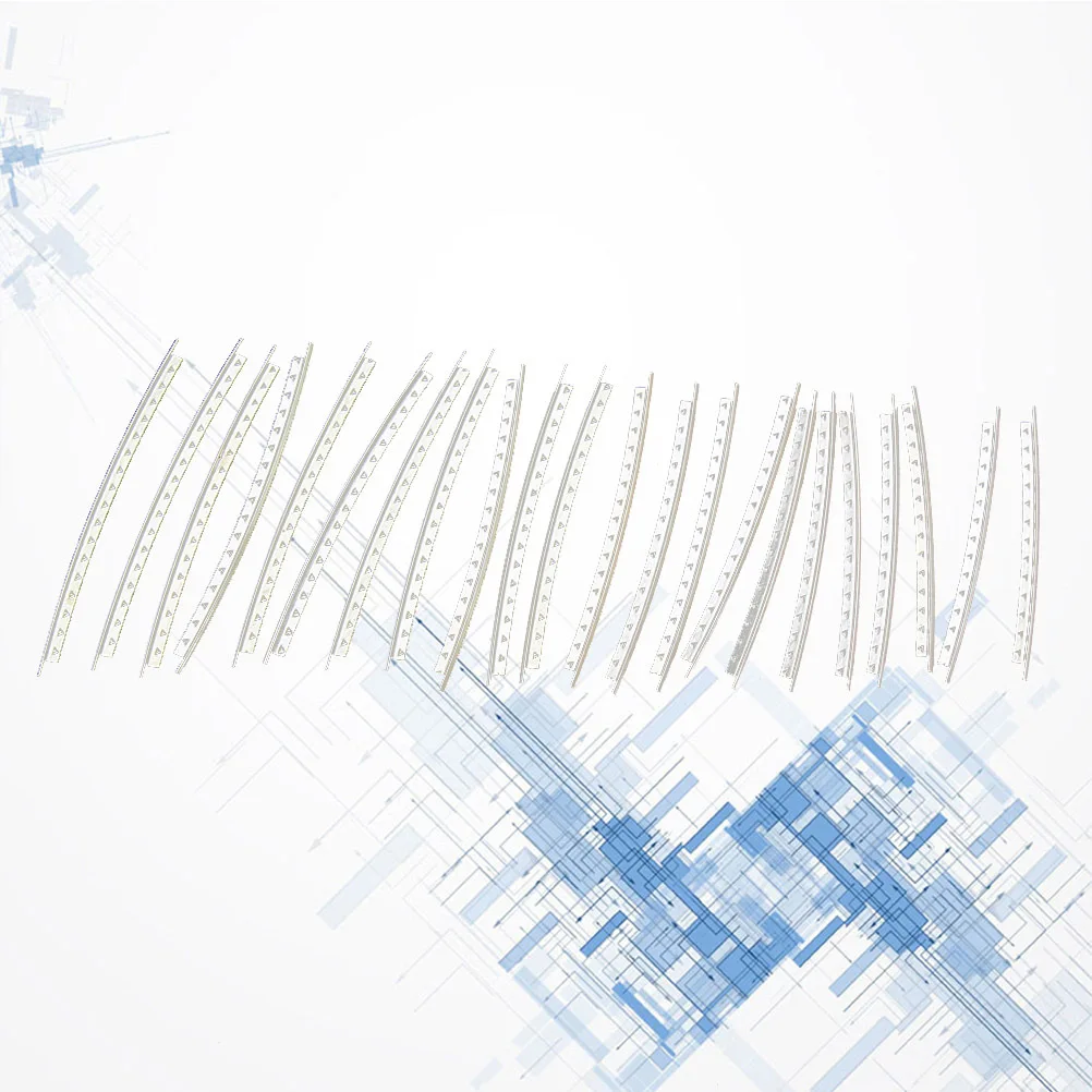 

24pcs 2.2Mm Wide Cupronickel Fret Wire For Electric Bass Guitar High Strength Corrosion Resistant Nickel Copper Alloy Manganese