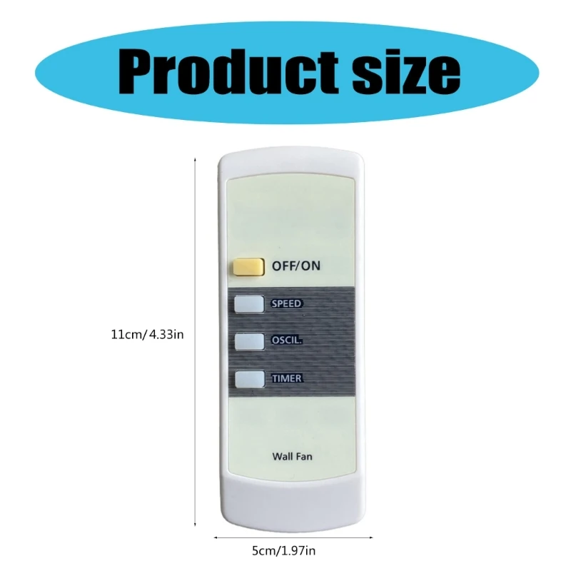 Quạt tường điều khiển từ xa Công tắc quạt trần không dây cho F-MU44R