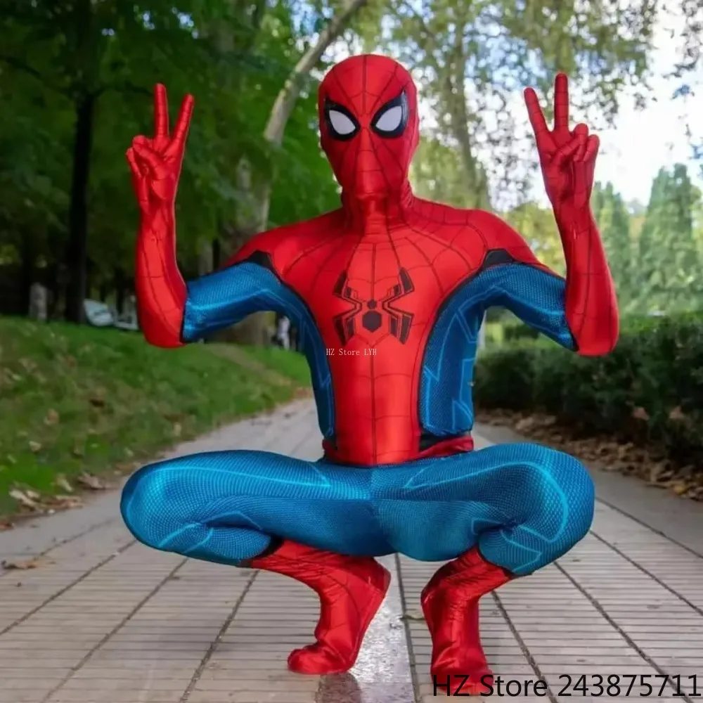 

Хэллоуин PS4 игра супергерой косплей костюм для мальчиков и мужчин боди зентай полный костюм для взрослых комбинезон для Человека-паука