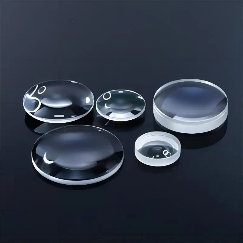 لاصق قطر العدسة 25.9 مللي متر البعد البؤري 48.6 مللي متر عدسات زجاجية بصرية لونية ZK11 420-680nm عدسة لونية عدسة اسمنتية