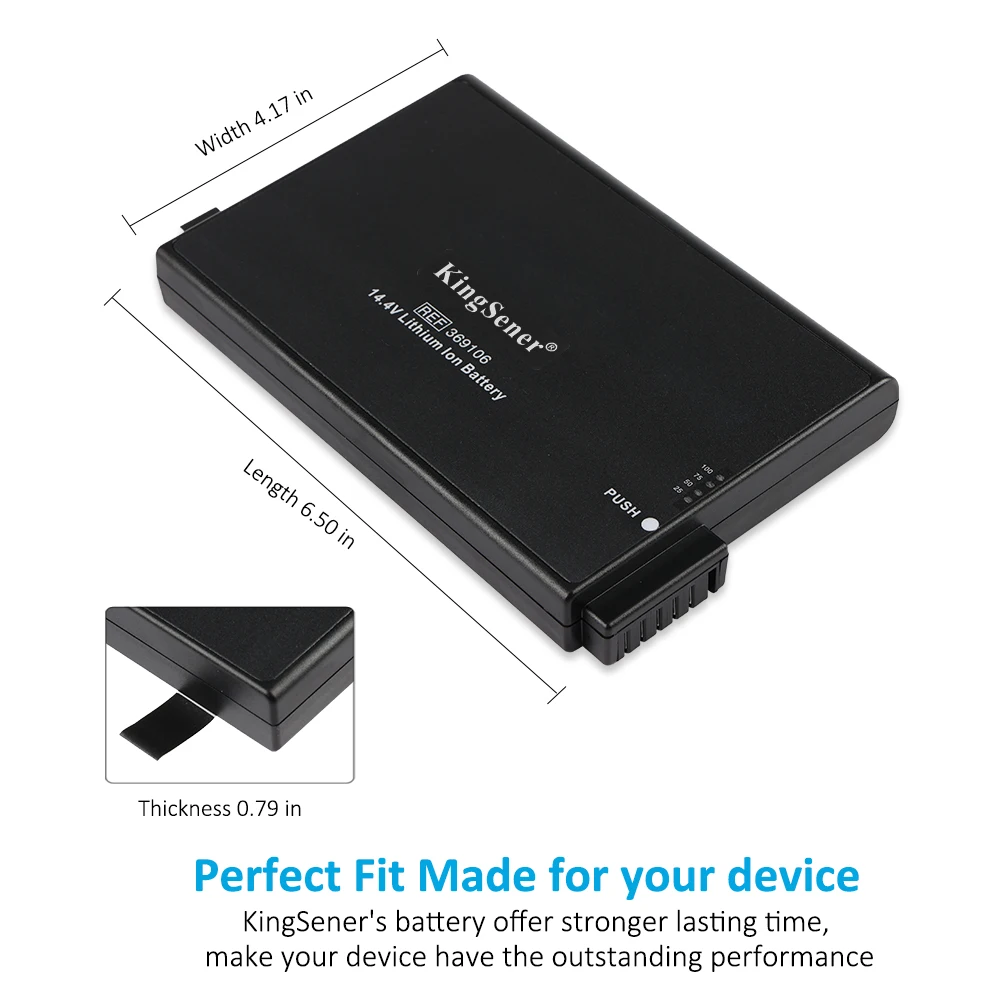 Ersatz-Lithium-Ionen-Akku REF 369106 für Hamilton C2 C3 S1 Beatmungsgerät 14,4V 6,6Ah/97WH – Detail 3