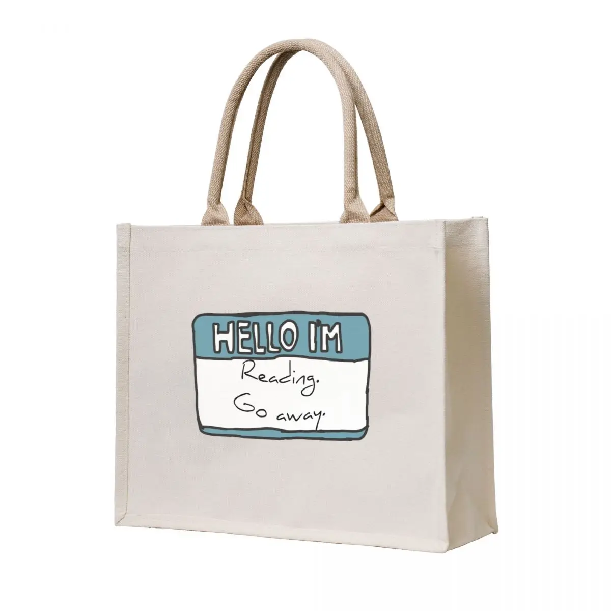 

Hello I'm Reading Tote Bag custom bags shopper bag women Women's shopper tote bag canvas