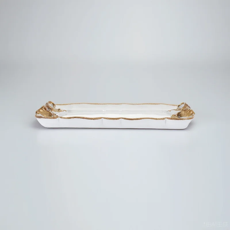 

Vintage Resin Serving Tray Decorative Fruit Plate Jewelry Storage Tray Home Party Coffee Table Use Reusable