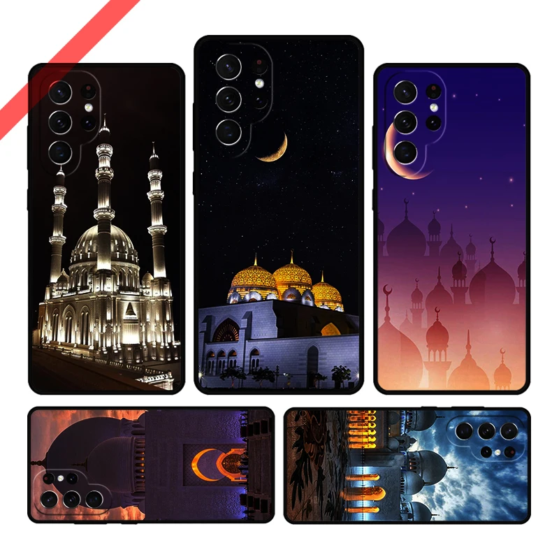 Muslim mosque building Phone Case For Samsung Galaxy S20 FE S21 S10 S23 Plus S24 S22 Ultra Coque Note20 Note10 S9 S8 Cover Capa