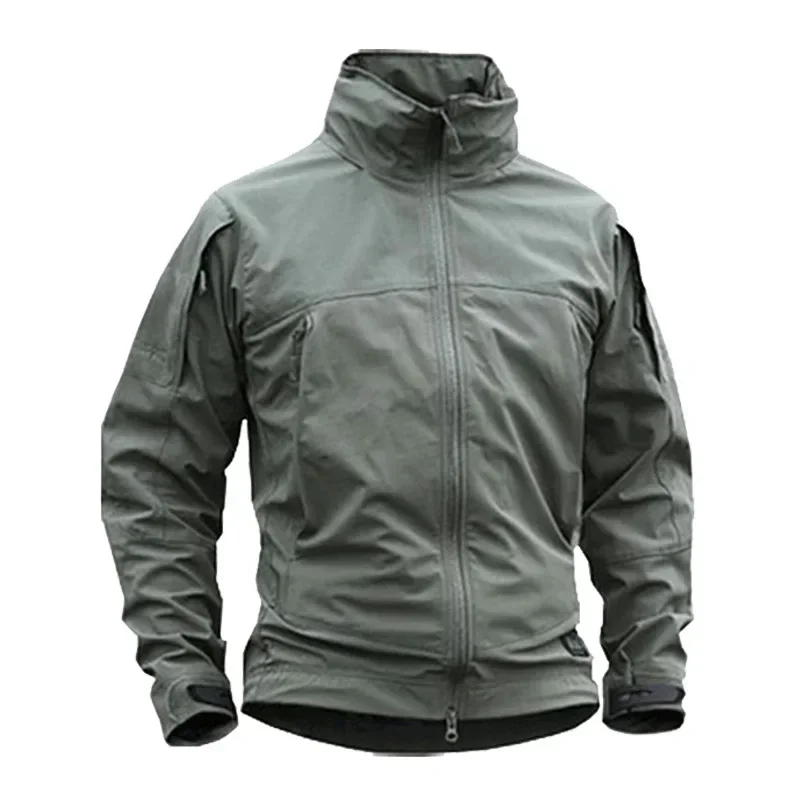 Ultra Light Outdoor Tactical Jacket Assault Soft Shell Jacket Men's Windproof and Splash Proof Mountaineering Jacket