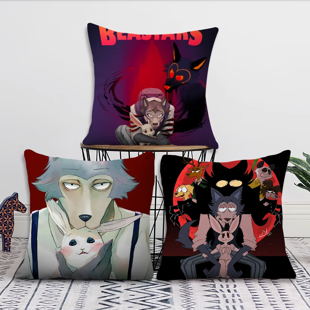 BEASTARS Pillow Case Sofa Living Room Bedroom Headboard Backrest Cushion Square Cushion Nap Time