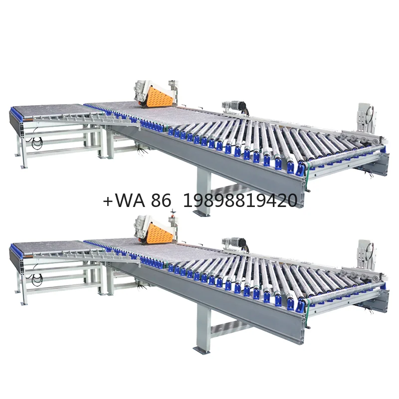 Edge Bander Automatic Edge Banding Machine Line With Conveyor Roller Table Woodworking Plywood Melamine Mdf Pvc